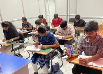 IELTS Students Attending Mock Test