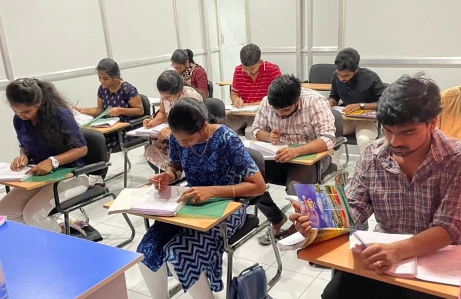 IELTS Students Attending Mock Test